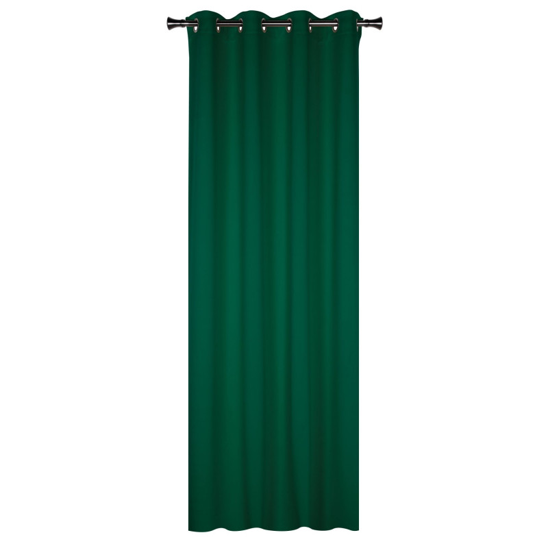 Zasł. z kółkami BLACKOUT 140x260cm kol but zieleń6