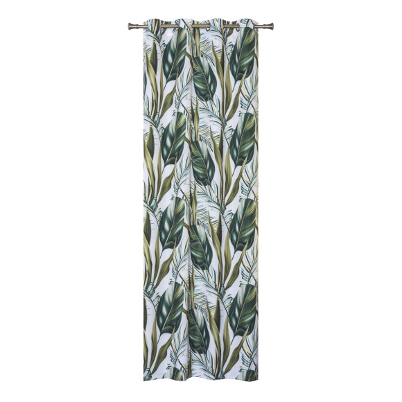 Zasłona z kółkami FIJI 140/260, kol. biały