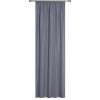 Zasłona FOCUS z taśmą 140/270 cm, kol. antracytowy