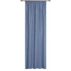 Zasłona FOCUS z taśmą 140x270 cm kol. niebieski
