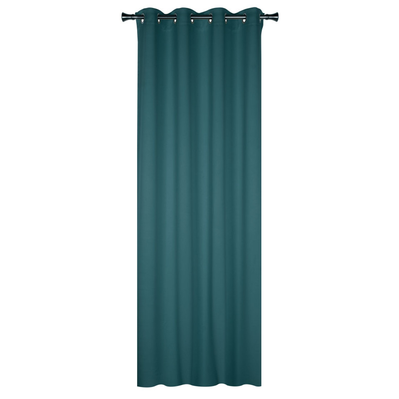 Zasł. z kółkami OXFORD 140/260 cm kolor c. morski