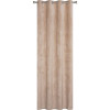 Zasłona z kółkami VELVET 140x260 cm, kol. beżowy