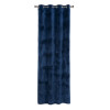 Zasłona z kółkami VELVET 140x260cm, kol. granatowy