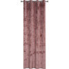 Zasłona z kółkami VELVET 140x260 cm, kol. wrzosowy