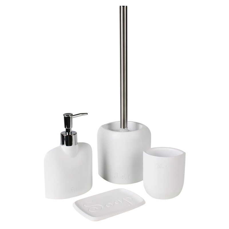 Dozownik AVANGARDA, 11x6x16,5 cm, kol. biały