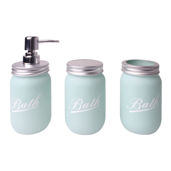 Dozownik BATH, śr.7,5cm, wys.18,5cm, kol. miętowy
