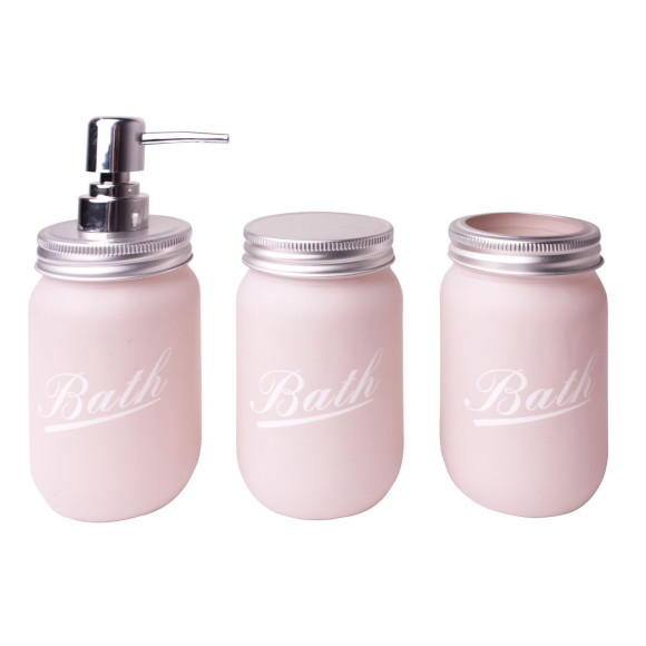 Dozownik BATH, śr.7,5cm, wys.18,5cm, kol. perłowy