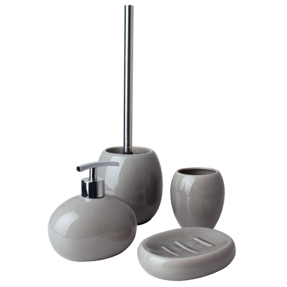 Dozownik CRUSH, 13x9cm, wys.14cm, kol. szary