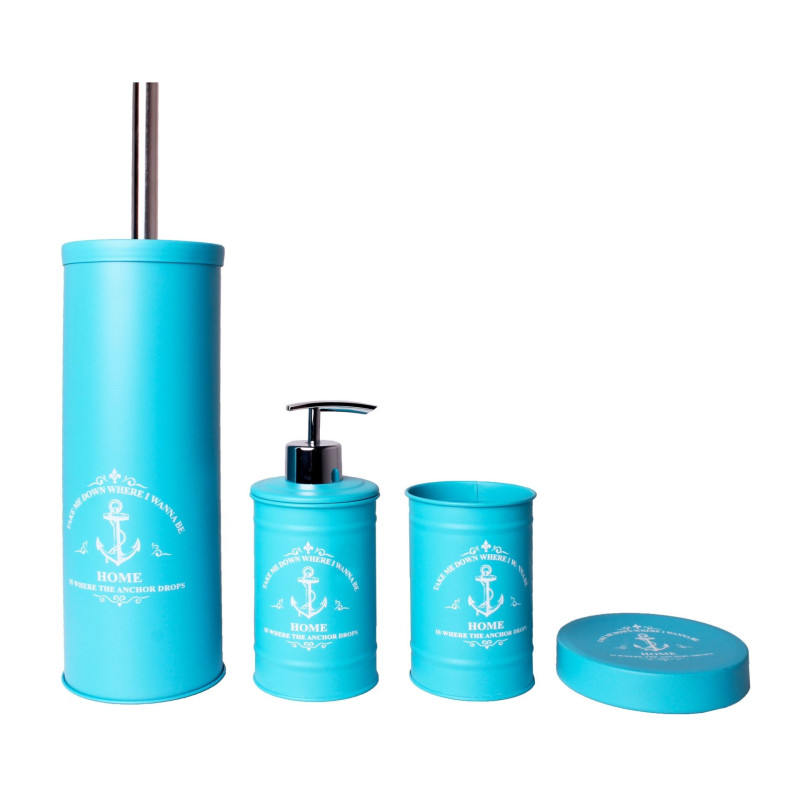 Kubek HOME, 7,5x11,5cm, kol. niebieski