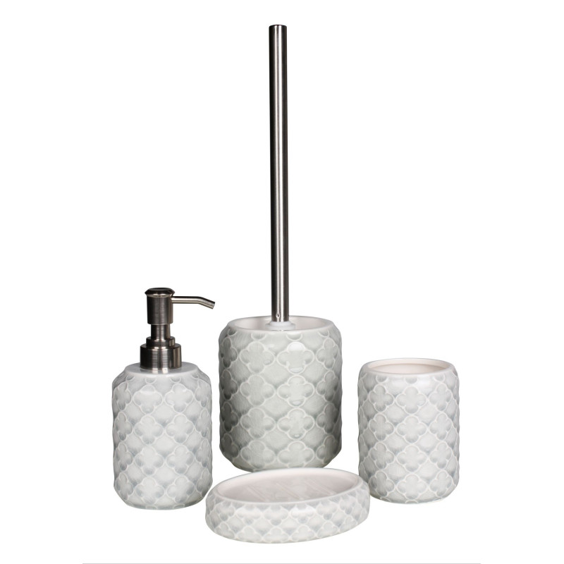 Kubek OTELLO, 8x8x10cm, kol.szary