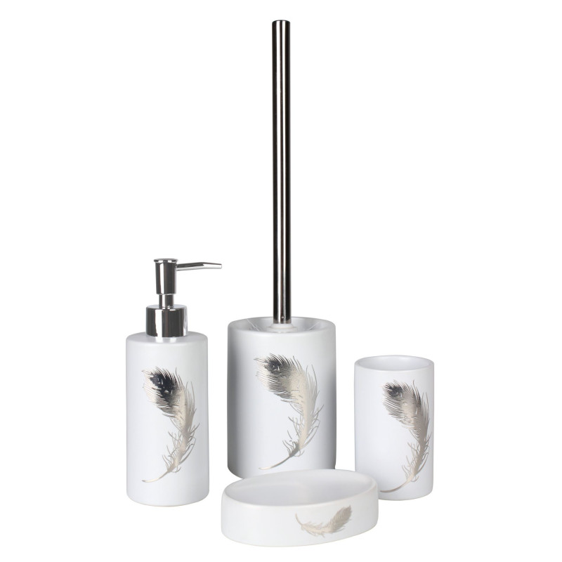 Mydelniczka PIUME, 13,5x10x3 cm, kol. biały